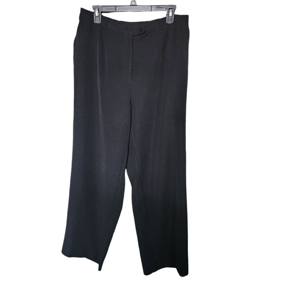Sag Harbor Stretch Black Dress Pants Trouser High Rise Vintage Y2K